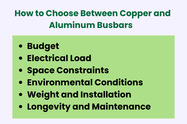 How to Choose Between Copper and Aluminum Busbars